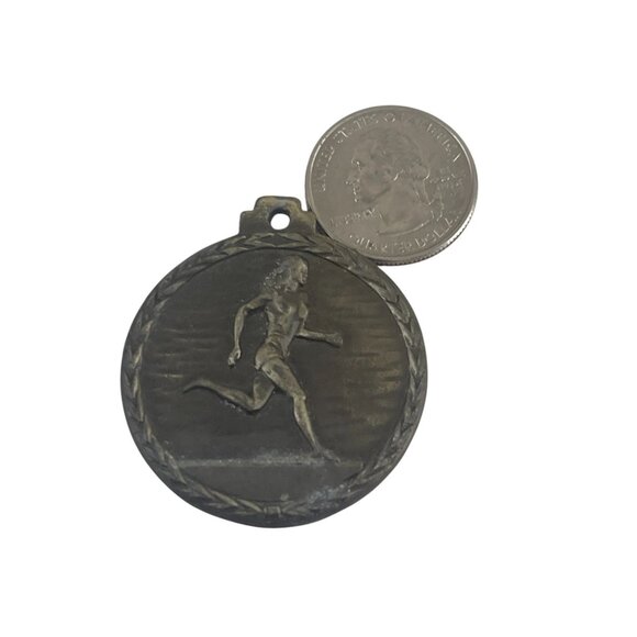 Vintage Metal Track & Field Running Medal Pendant Memorabilia - Picture 4 of 5